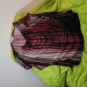 Liz Claiborne cowl neck top 1X
